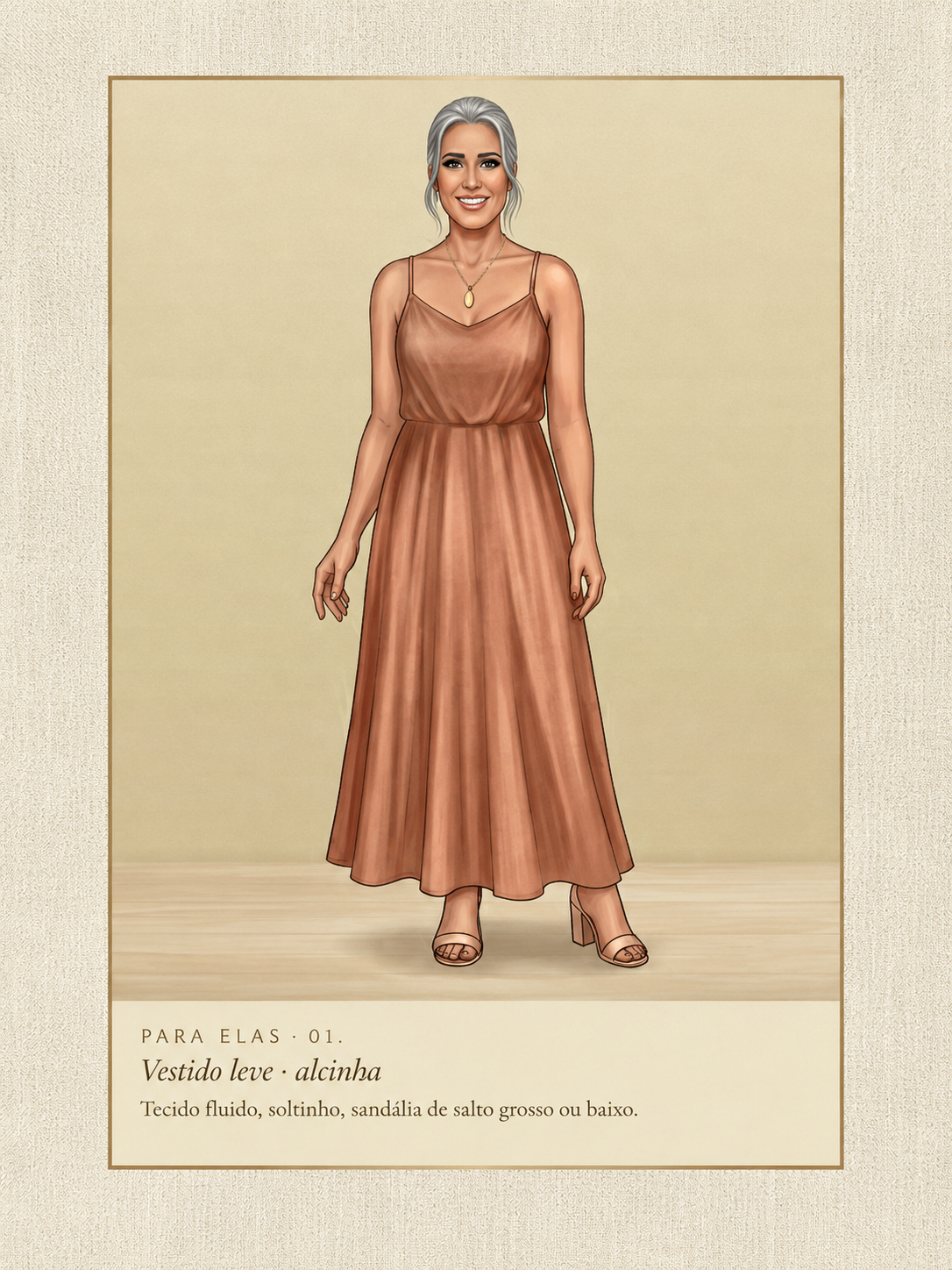 Vestido leve · alcinha